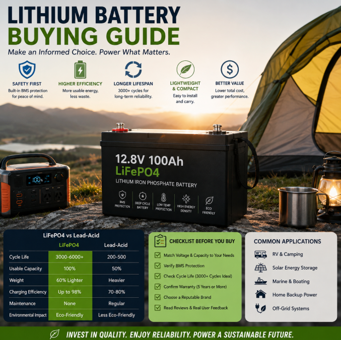 The Ultimate Lithium Battery Buying Guide: Everything You Need to Know