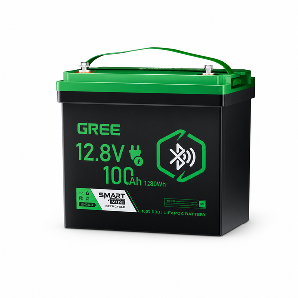 Gree LF12100N-B 12.8V 100Ah Bluetooth LiFePO4 battery